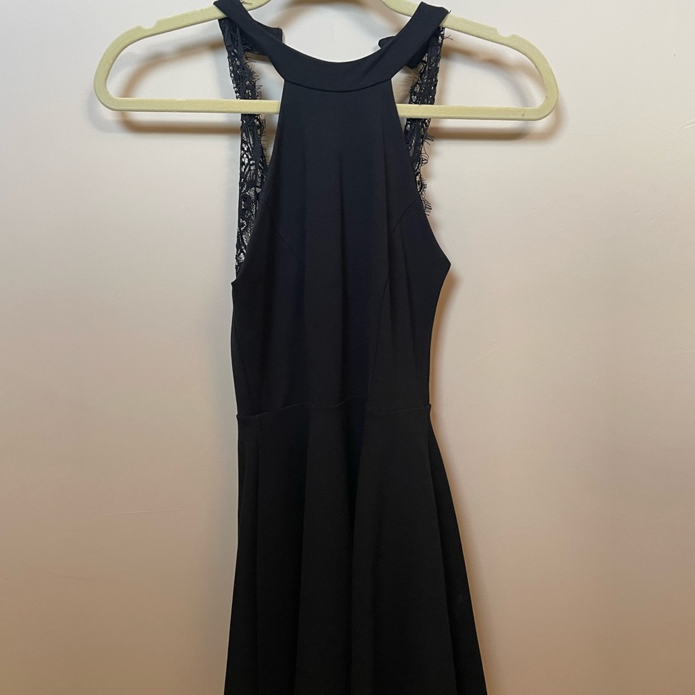 Black skater dress